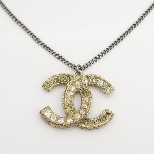 CHANEL / シャネル ◆A12 ラインストーン ココマークネックレス リバーシブル ブランド【ネックレス/アクセサリー】【中古】