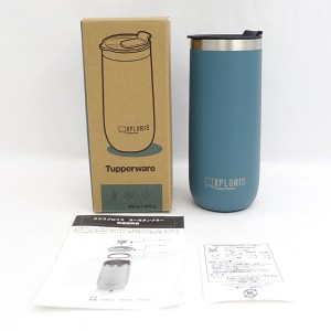 Tupperware　/　タッパーウェア ◆【キッチン】エクスプロリスサーモタンブラー　470ml　グリーン　 生活雑貨【未使用】 