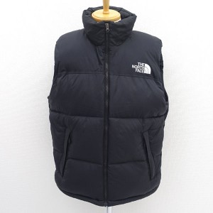 THE NORTH FACE / ノースフェイス ◆ダウンベスト/ヌプシベスト/ブラック/サイズXL ND92232 メンズファッション 【中古】 