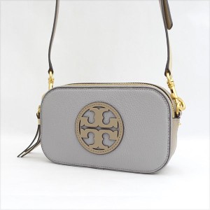 TORY BURCH / トリーバーチ ◆ミラー ミニ クロスボディバッグ グレー ブランド【バッグ/バック/BAG/鞄/カバン】 【中古】 