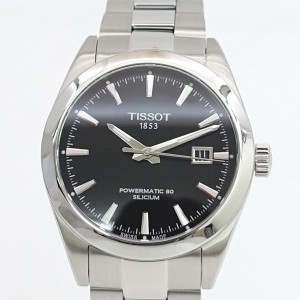 TISSOT ◆ジェントルマン オートマティック パワーマティック80 シリシウム シースルーバッグ 裏スケ 腕時計 T127.407.11.051.00