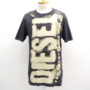 DIESEL / ディーゼル ◆Ｔシャツ/ T-JUST-E16/クルーネック/ロゴ/グレー/サイズM メンズファッション【メンズ/MEN】 【中古】 