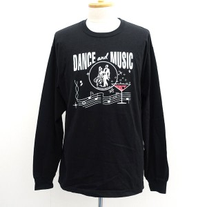 NEIGHBORHOOD /　ネイバーフッド ◆長袖Tシャツ/DANCE and MUSIC/ブラック/サイズL メンズファッション 【中古】 