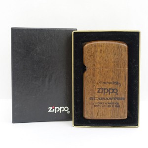 Zippo / ジッポ ◆オイルライター/木製/ウッドケース/1996年製 メンズファッション【喫煙具/煙草/タバコ】 【中古】 