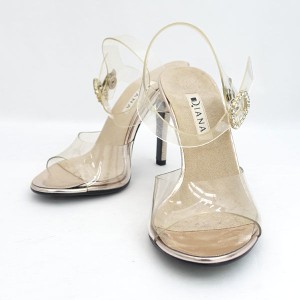 DIANA　/　ダイアナ ◆ハイヒールサンダル/JBBF公認/クリア/23.5ｃｍ/箱付き レディース 【靴/クツ/シューズ/SHOES】 【中古】 