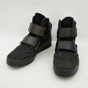 NIKE / ナイキ ■ブラック　ハイカットスニーカー　27　レザー　合皮 FLYSTEPPER 2K3 【メンズ/男性/靴/シューズ】 【中古】 