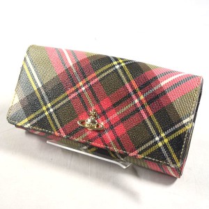 Vivienne Westwood / ヴィヴィアンウエストウッド ■DEBBIE 二つ折り長財布【財布/サイフ/ウォレット/wallet/コイン】 【中古】 