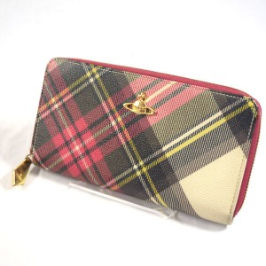 Vivienne Westwood / ヴィヴィアンウエストウッド ■DEBBIE ラウンドファスナー長財布【財布/ウォレット/wallet】【中古】