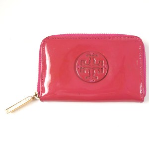 TORY BURCH/　トリーバーチ ■コインケース エナメル パープル ブランド【財布/サイフ/ウォレット/wallet/コイン】 【中古】 