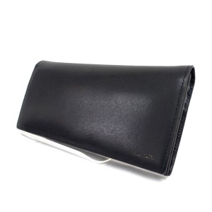 Paul Smith / ポールスミス ■二つ折り　長財布 ブラック　レザー ブランド【財布/サイフ/ウォレット/wallet/コイン】 【中古】 