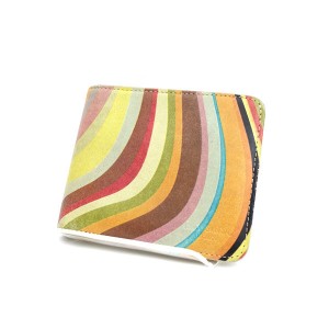 Paul Smith / ポールスミス ■マルチカラー 二つ折り財布 小銭入れ レザー ブランド【財布/サイフ/ウォレット】 【中古】 