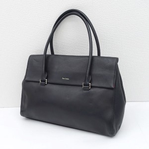 Paul Smith / ポールスミス ■ハンドバッグ ビジネス ソフトレザー ブラック レディース ブランド 【中古】 