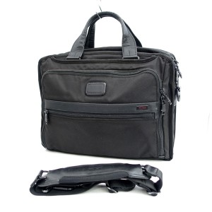 TUMI / トゥミ ■ビジネス バッグ ナイロン レザー ブラック ショルダーバッグ ブランド【バック/BAG/鞄/カバン】 【中古】 