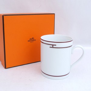 新品・未使用品）エルメス HERMES ロカバール 厚い マグ 食器 コップ マグカップ 300ml 陶磁器 ポーセリン マルチ