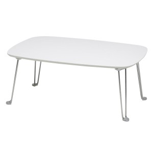 プライベートテーブル 幅75cm 机 テーブル 折りたたみ 鏡面 高級感モダン軽量 完成品 / 家具・インテリア ローテーブル