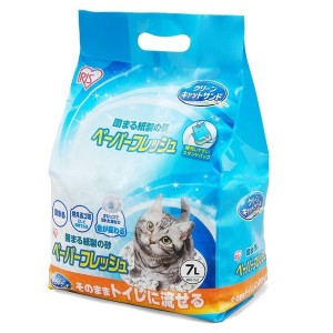 アイリスオーヤマ ペット用品・ペットフード 猫砂 ペーパーフレッシュスタンドパック7L / 生活雑貨 犬猫用品 トイレ