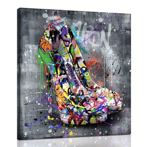 ARTJOY アートパネル Graphical Heel 50cm インテリア アート 壁掛け 絵 ポップアート ハイヒール 靴 / 家具・インテリア インテリアアー