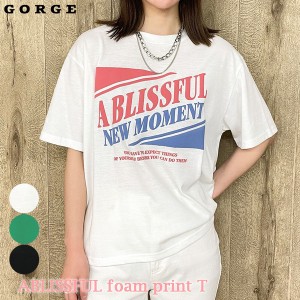 ABLISSFUL発泡プリントTシャツ / ファッション レディースアパレル トップス Tシャツ・カットソー
