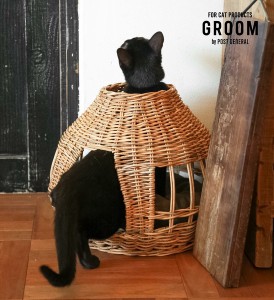 ねこハウス オニオン -バイ ジ アラログ- GROOM / グルーム ラタン 籐 ネコ / 生活雑貨 ペット用品 犬猫用品 ベッド・マット テント・ハ