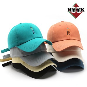 HOOK 刺繍ロングベルトキャップ / ファッション 服飾雑貨 帽子 ベースボールキャップ