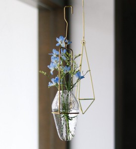 ハンギングリサイクルガラスベース in bloom / インブルーム / 家具・インテリア インテリアグリーン 花瓶・フラワースタンド
