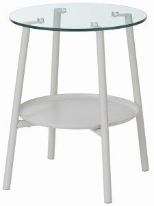 アイリスオーヤマ テーブル ガラス ガラスサイドテーブル / 家具・インテリア