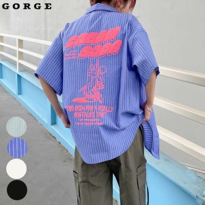 蛍光発泡プリントシャツ / ファッション レディースアパレル トップス シャツ・ブラウス