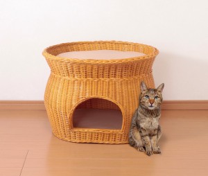 猫用 ラタン ベッドの通販｜ マーケット