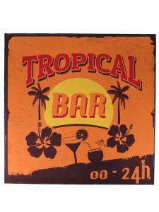 ウッドボード(TROPICAL BAR) 28629 / 家具・インテリア インテリア雑貨 壁面装飾 インテリアプレート