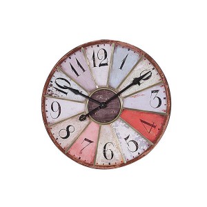  Creative Co-Op Home レインボーメタルフレームクロックRainbow Metal Edging Clock / 家具・インテリア 掛置時計 掛時計