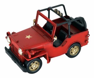 ブリキのおもちゃ (jeep) 43035 / 家具・インテリア インテリア雑貨 置物・オブジェ