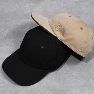 BURBERRY バーバリー キャップ モノグラムモチーフCAP 8068039 8068040 メンズ ユニセックス HONEY ベージュ BLACK ブラック 帽子 シンプ