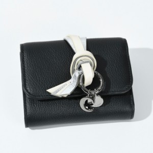 CHLOE クロエ 財布 ウォレット CHC24SP945L95 折り財布 アルファベット Alphabet Small TRI FOLD Wallet レディース ブラック 三つ折り財