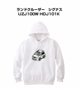 MKJP パーカー 車好き プレゼント 車 メンズ 誕生日 彼氏 イベント クリスマス 男性 シンプル かっこいい トヨタ ランドクルーザー　シグ