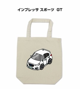 MKJP トートバッグ エコバッグ スバル インプレッサ スポーツ GT 送料無料