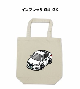 MKJP トートバッグ エコバッグ スバル インプレッサ G4 GK 送料無料