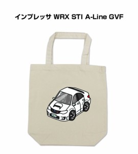 MKJP トートバッグ エコバッグ スバル インプレッサ WRX STI A-Line GVF 送料無料