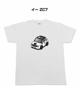 Tシャツ モノクロ シンプル 車好き プレゼント 車 祝い クリスマス 男性 ホンダ イー ZC7  送料無料