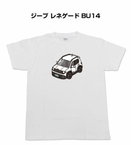 MKJP かわカッコいい Tシャツ 外車 ジープ レネゲード BU14 送料無料