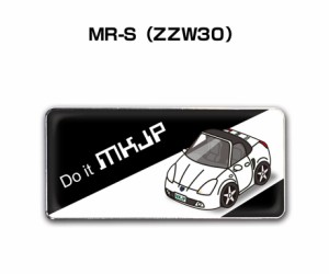 車種別エンブレム 2個入り　H25mm×W55mm トヨタ MR-S ZZW30 送料無料