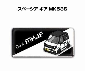 車種別エンブレム 2個入り　H25mm×W55mm スズキ スペーシア ギア MK53S  送料無料