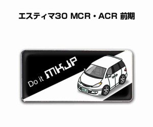 車種別エンブレム 2個入り　H25mm×W55mm トヨタ エスティマ30 MCR・ACR 前期 送料無料