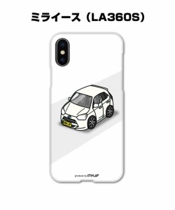 MKJP iPhoneケース ハードケース ダイハツ ミライース LA360S 送料無料