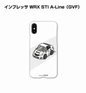 MKJP iPhoneケース ハードケース スバル インプレッサ WRX STI A-Line GVF 送料無料