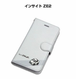 MKJP iPhoneケース スマホケース 手帳タイプ ホンダ インサイト ZE2 送料無料