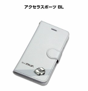 MKJP iPhoneケース スマホケース 手帳タイプ マツダ アクセラスポーツ BL 送料無料