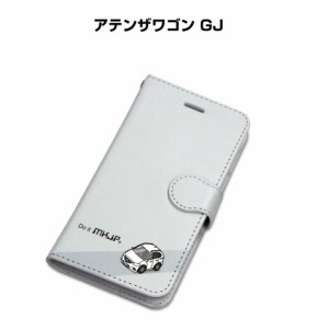 MKJP iPhoneケース スマホケース 手帳タイプ マツダ アテンザワゴン GJ 送料無料