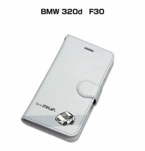 MKJP iPhoneケース スマホケース 手帳タイプ 外車 BMW 320d　F30 送料無料