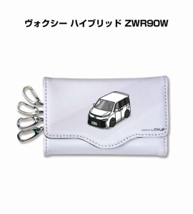 MKJP キーケース かわいい かっこいい イラスト プレゼント 車 メンズ 誕生日 彼氏 クリスマス 男性 贈り物 ギフト トヨタ ヴォクシー ハ