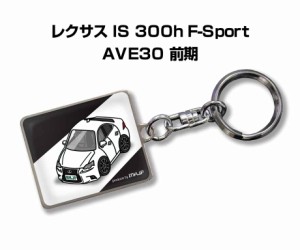 車種別かわカッコいい キーホルダー 外車 レクサス IS 300h F-Sport AVE30 前期 送料無料